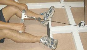 power tower cable row foot-rest