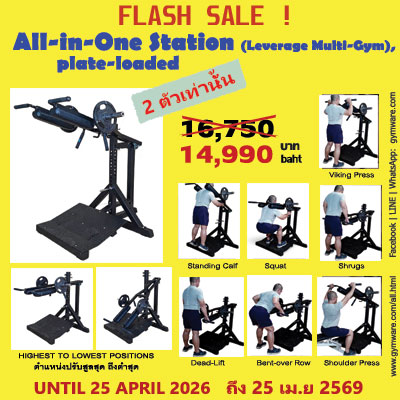 flash sale: all-in-one station (leverage multi-gym) until 25 April 2026