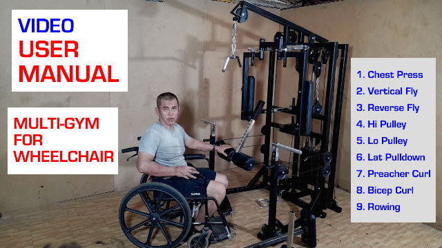 video-user-manual multi-gym for wheelchair