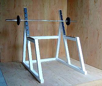 Squat Rack Professional gym bodybuilding strength training and fitness equipment made in Thailand