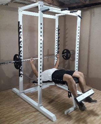 power rack decline bench press