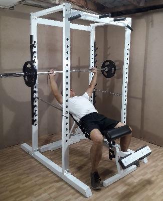 power rack incline bench press