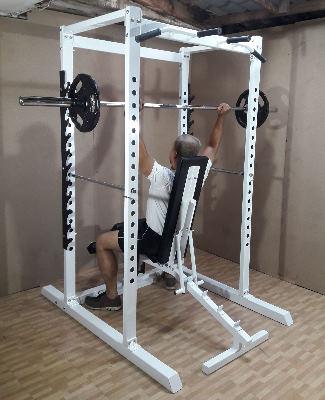 power rack shoulder press