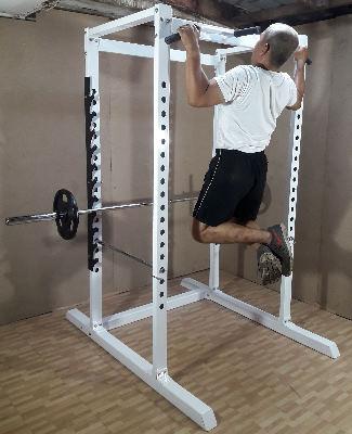 power rack pull-up